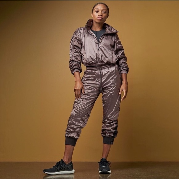 Athleta | Allyson Felix Legend Luxe Track Pants Women’s size S in Mauve Metallic - Picture 2 of 9